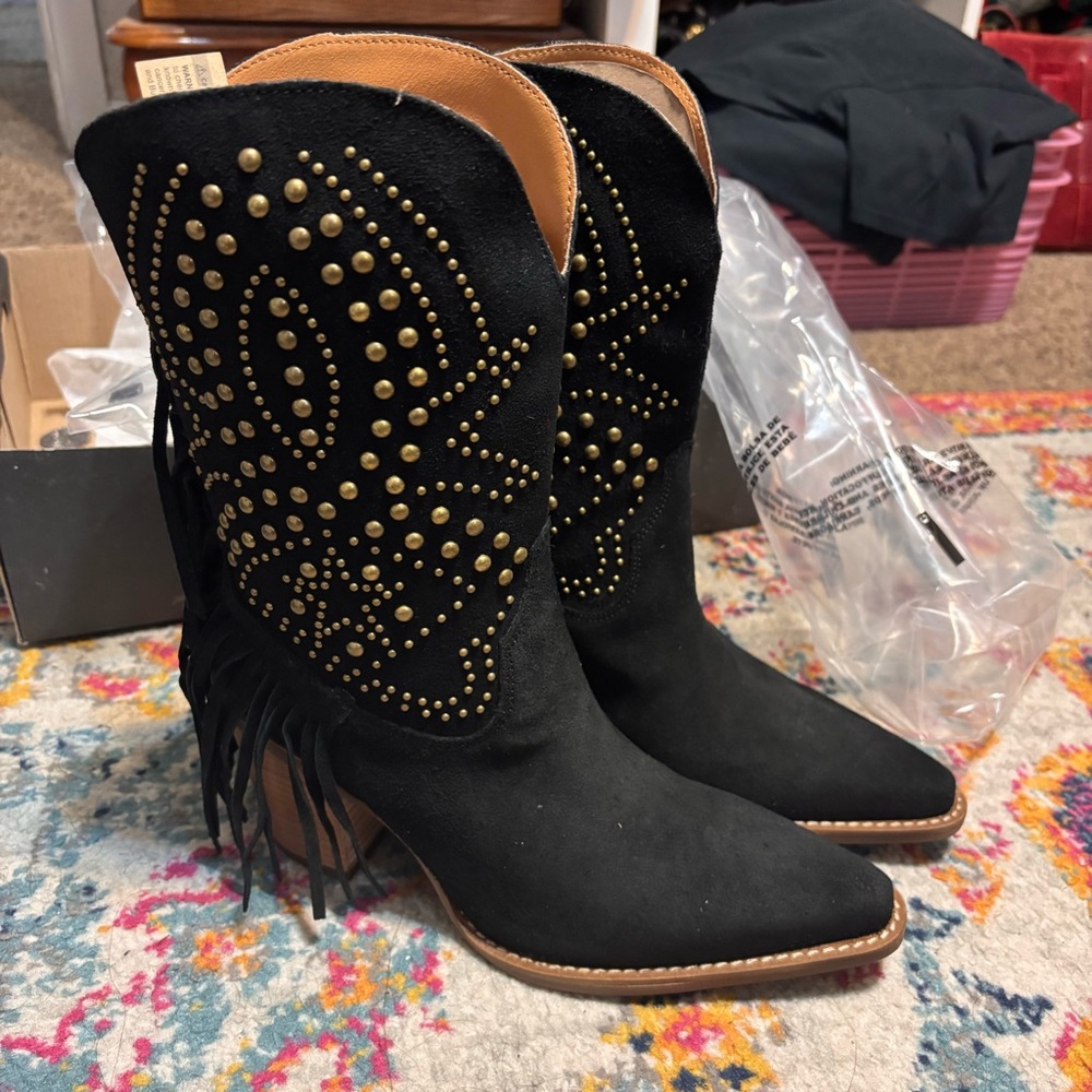 Dingo | STAR POWER SUEDE LEATHER BOOTIE - Picture 5 of 11